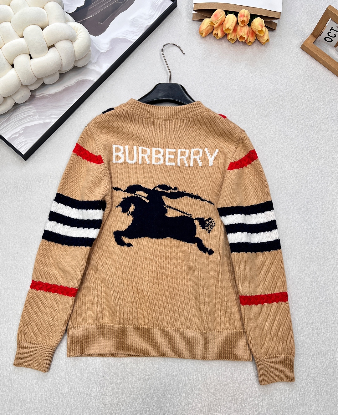 🆕BBR 25AW 格纹圆领套头针织衫🤎整件采用羊毛面料！绝不掺假 支持机构检验！！大货拿到手立马就能够