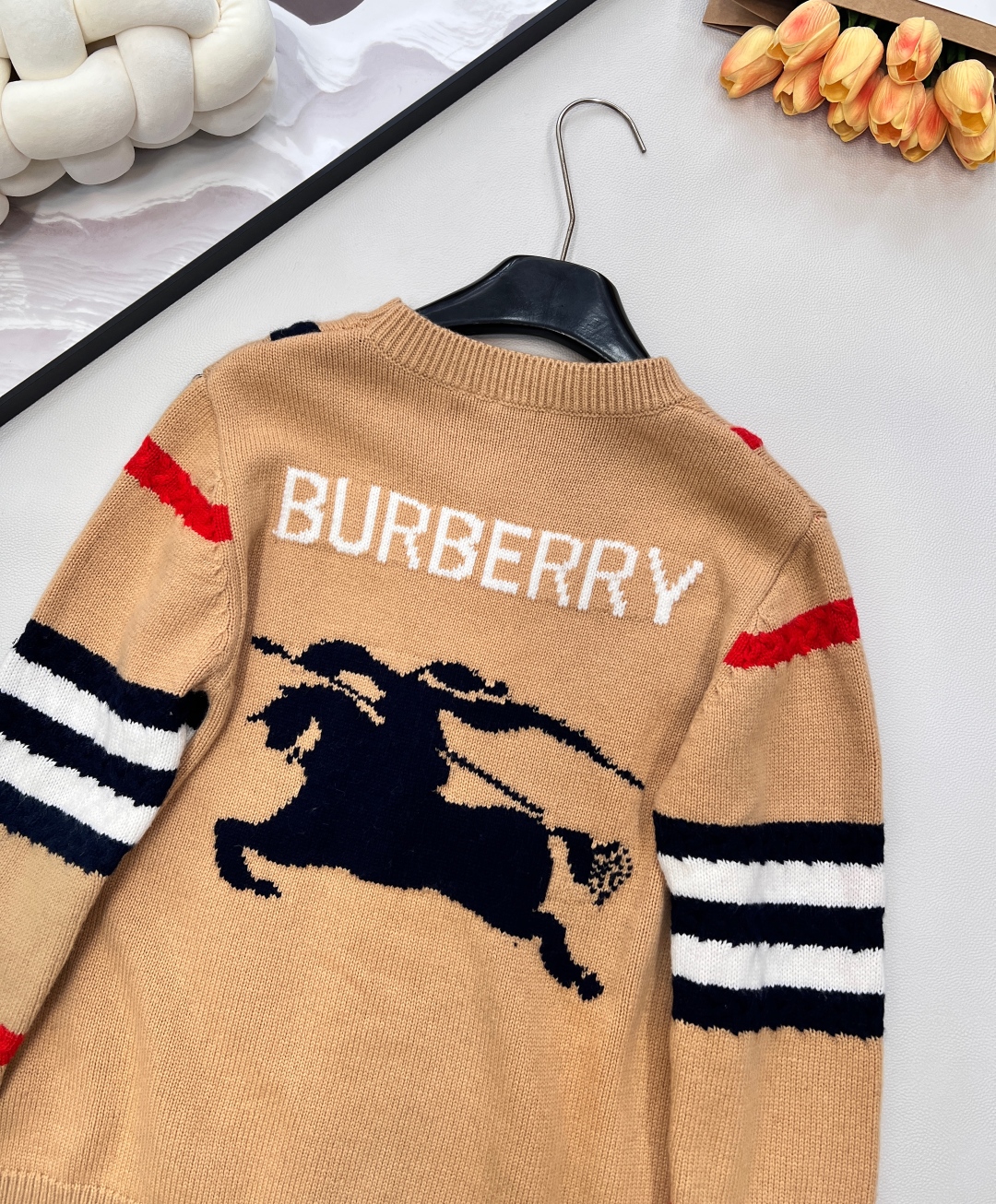 🆕BBR 25AW 格纹圆领套头针织衫🤎整件采用羊毛面料！绝不掺假 支持机构检验！！大货拿到手立马就能够