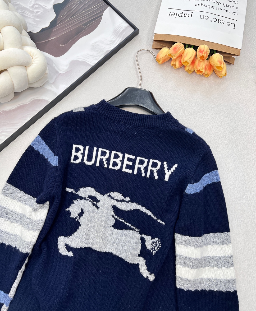 🆕BBR 25AW 格纹圆领套头针织衫🤎整件采用羊毛面料！绝不掺假 支持机构检验！！大货拿到手立马就能够