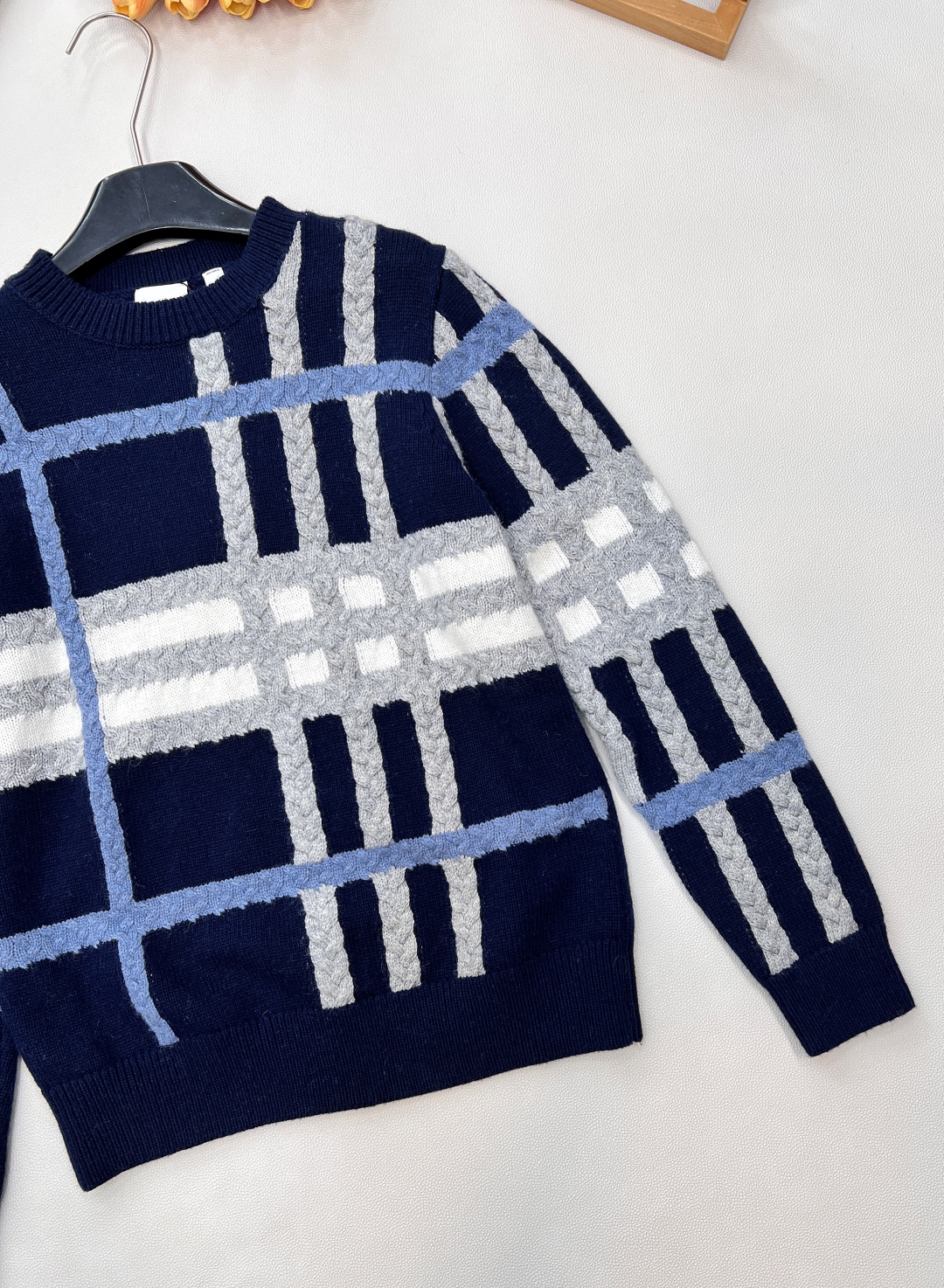 🆕BBR 25AW 格纹圆领套头针织衫🤎整件采用羊毛面料！绝不掺假 支持机构检验！！大货拿到手立马就能够