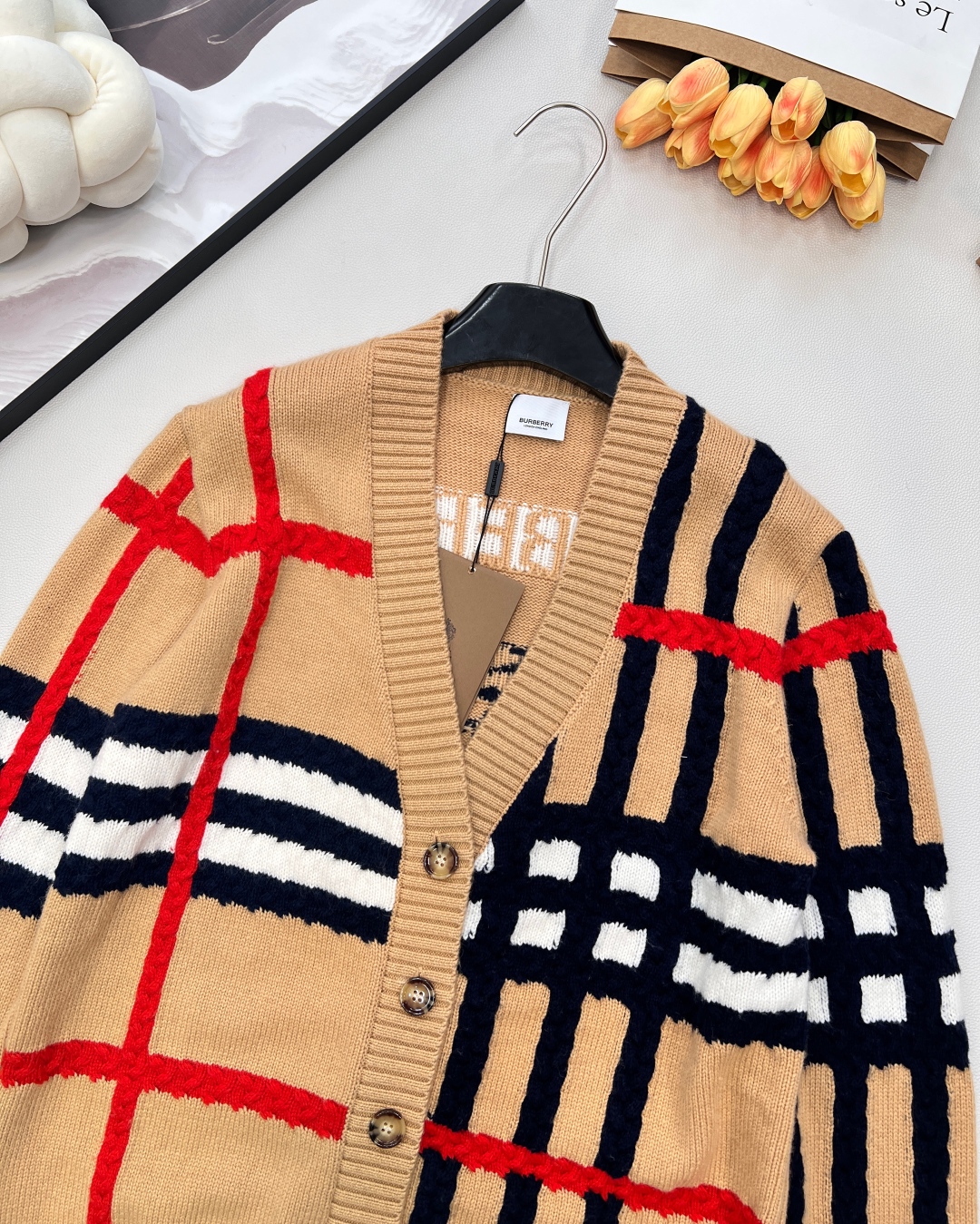 🆕BBR 新款格纹开衫外套🤎整件采用羊毛面料！绝不掺假 支持机构检验！！大货拿到手立马就能够感受到其份量