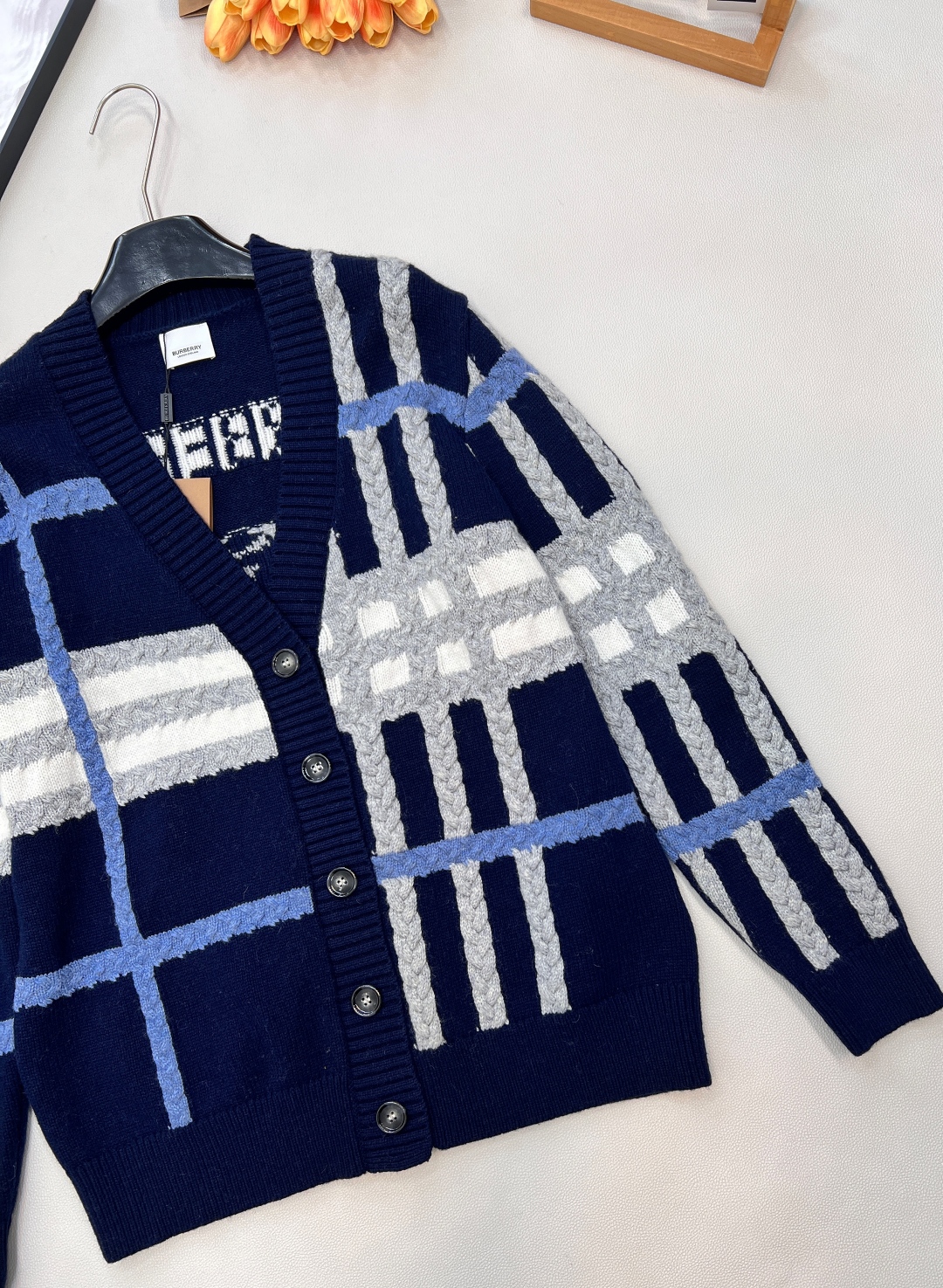 🆕BBR 新款格纹开衫外套🤎整件采用羊毛面料！绝不掺假 支持机构检验！！大货拿到手立马就能够感受到其份量