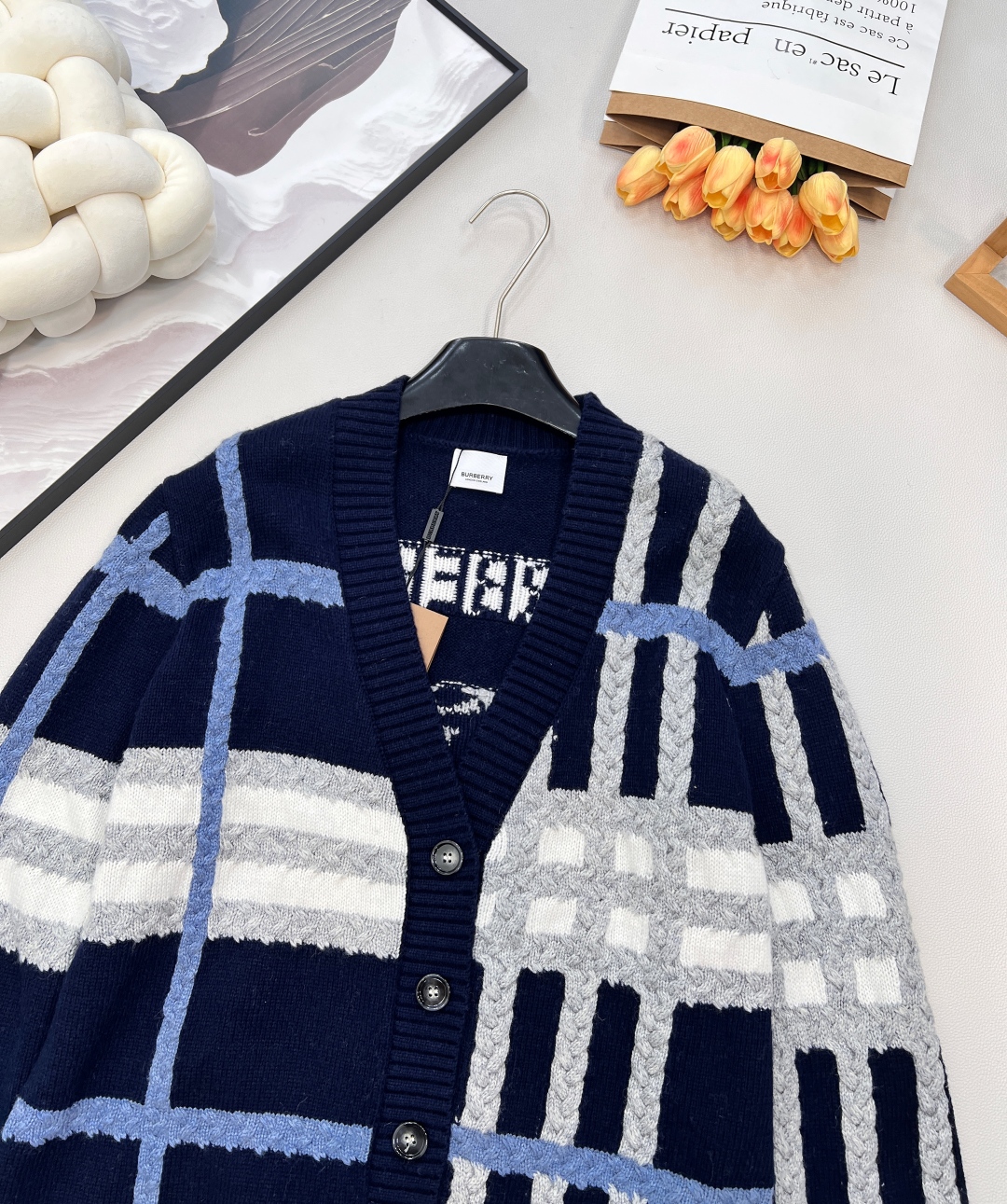 🆕BBR 新款格纹开衫外套🤎整件采用羊毛面料！绝不掺假 支持机构检验！！大货拿到手立马就能够感受到其份量