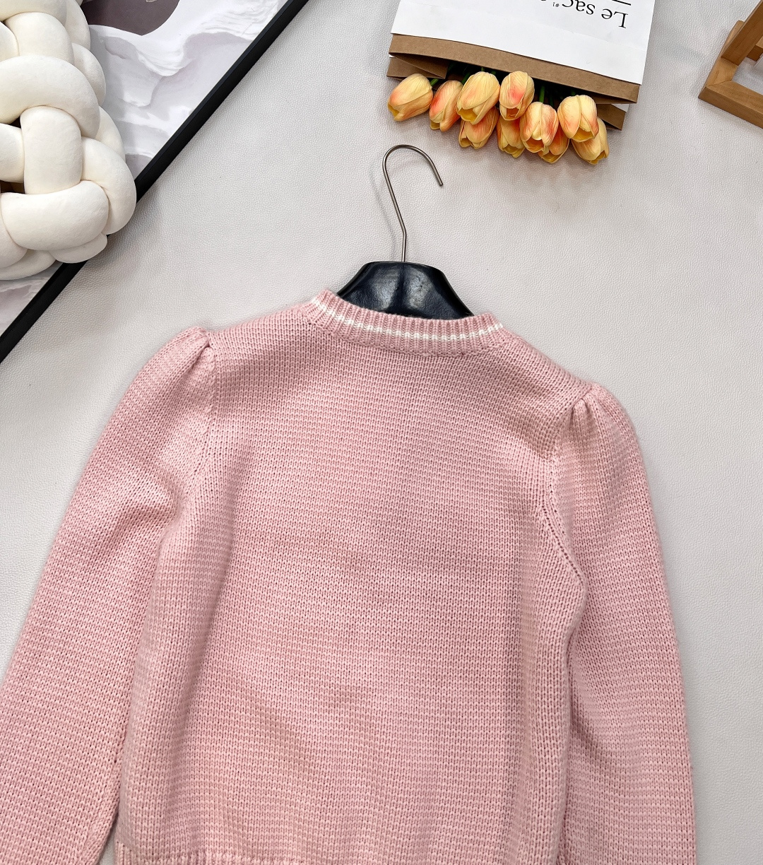 🆕Dior 爱心刺绣字母提花长袖针织毛衣⭐️学院风迪奥新系列单品 采用德国🇩🇪进口机织出！面料细嫩柔滑 