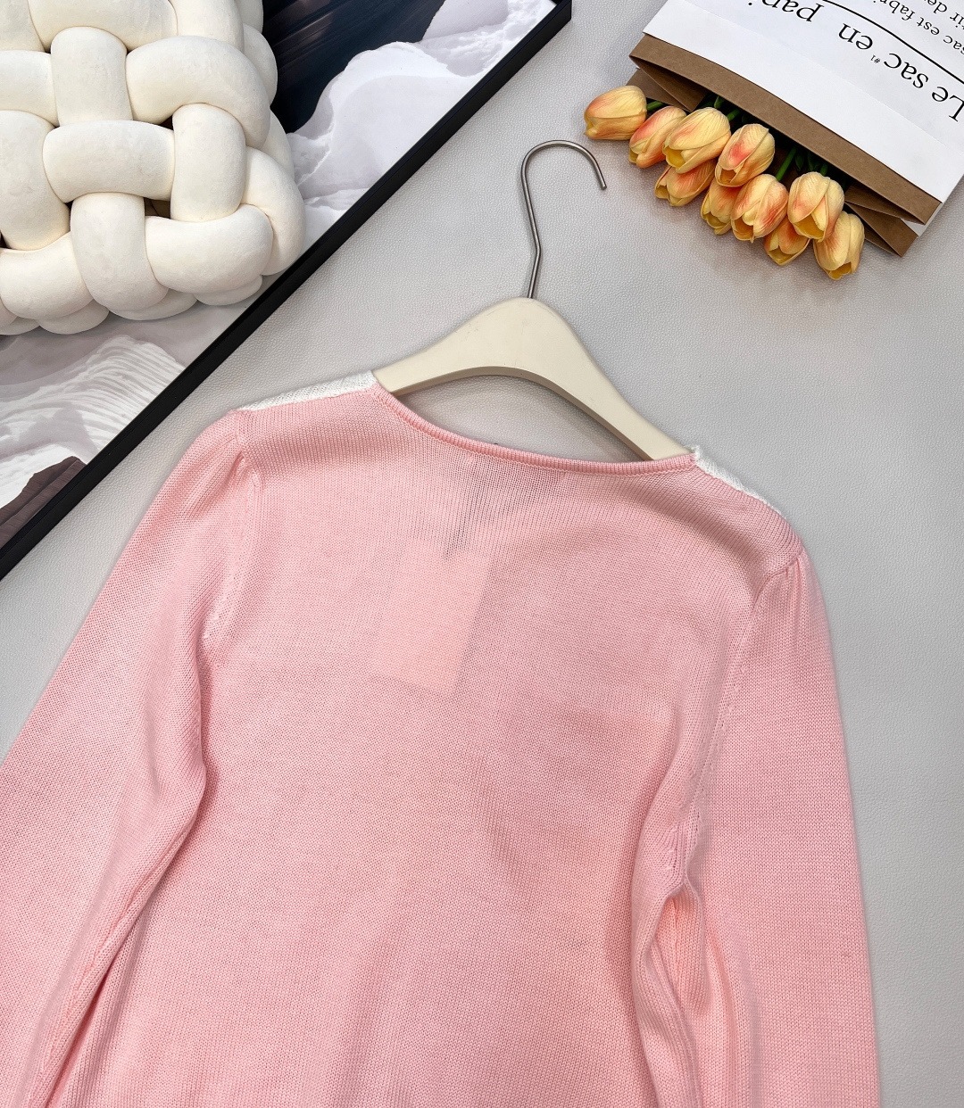 🆕Valentino2025新款立体蝴蝶结套头针织毛衣，定制YB羊毛纱线织造 柔软舒适 洋气显瘦 圆领套