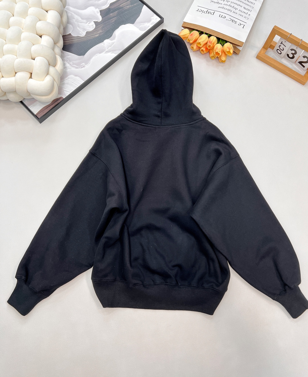 🆕Ralph Lauren拉夫劳伦新款粉色战马加绒连帽卫衣；美式经典的冬日暖潮宣言； 纯黑底色碰撞亮粉色