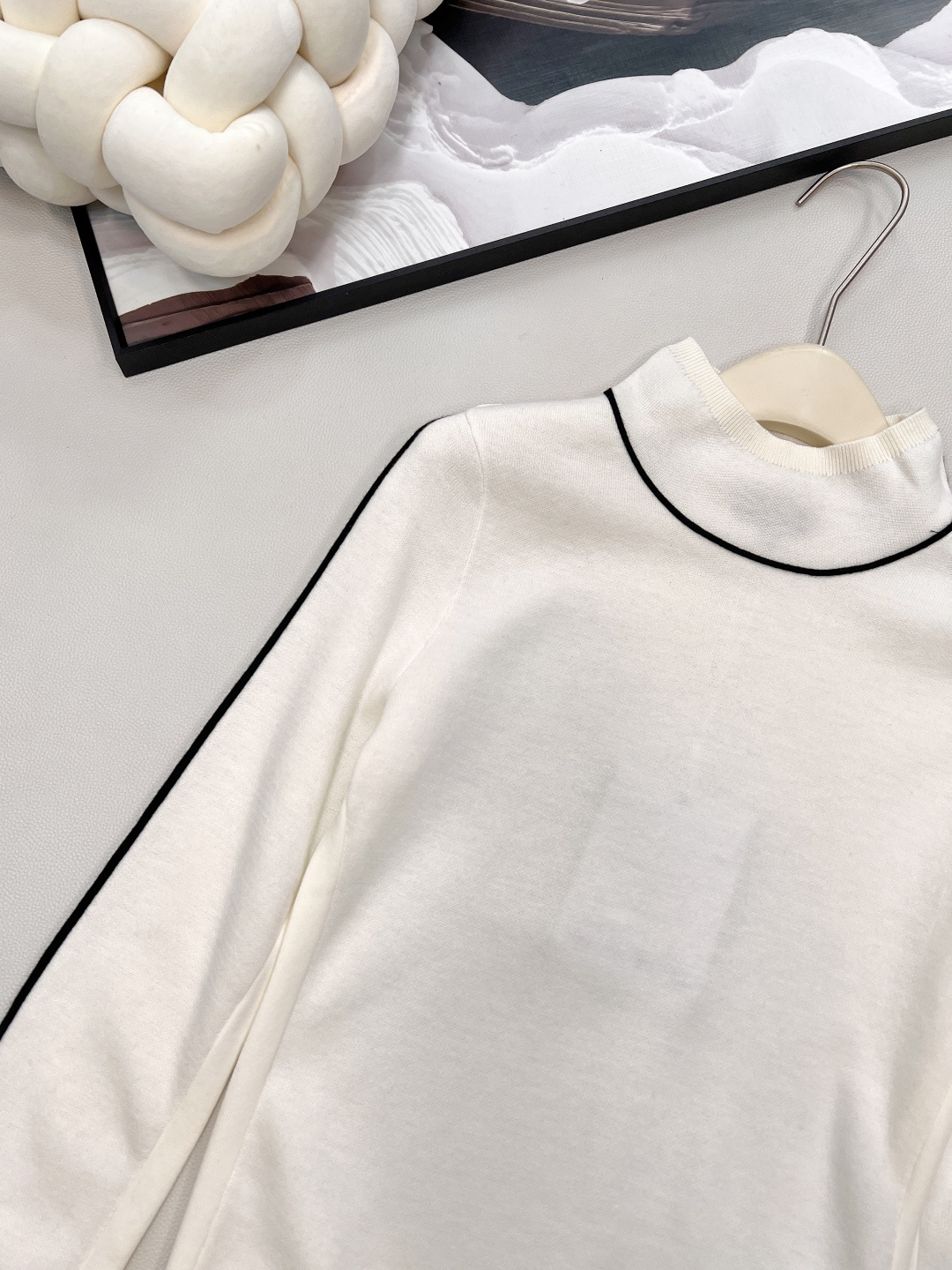 🆕Chanel2025新款小高领针织套头毛衣，25coco滑雪🎿系列#定制YB羊毛纱线织造，质感细腻，穿