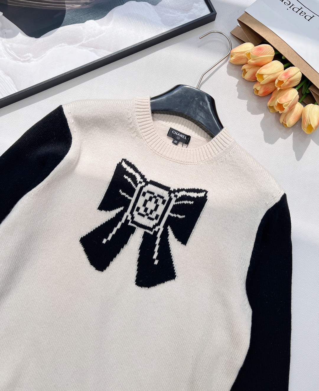 🆕Chanel25N滑雪季系列双C蝴蝶结针织衫丨⚠独家yb开发！高版出品！甄选柔软针织面料，兼顾亲肤质感