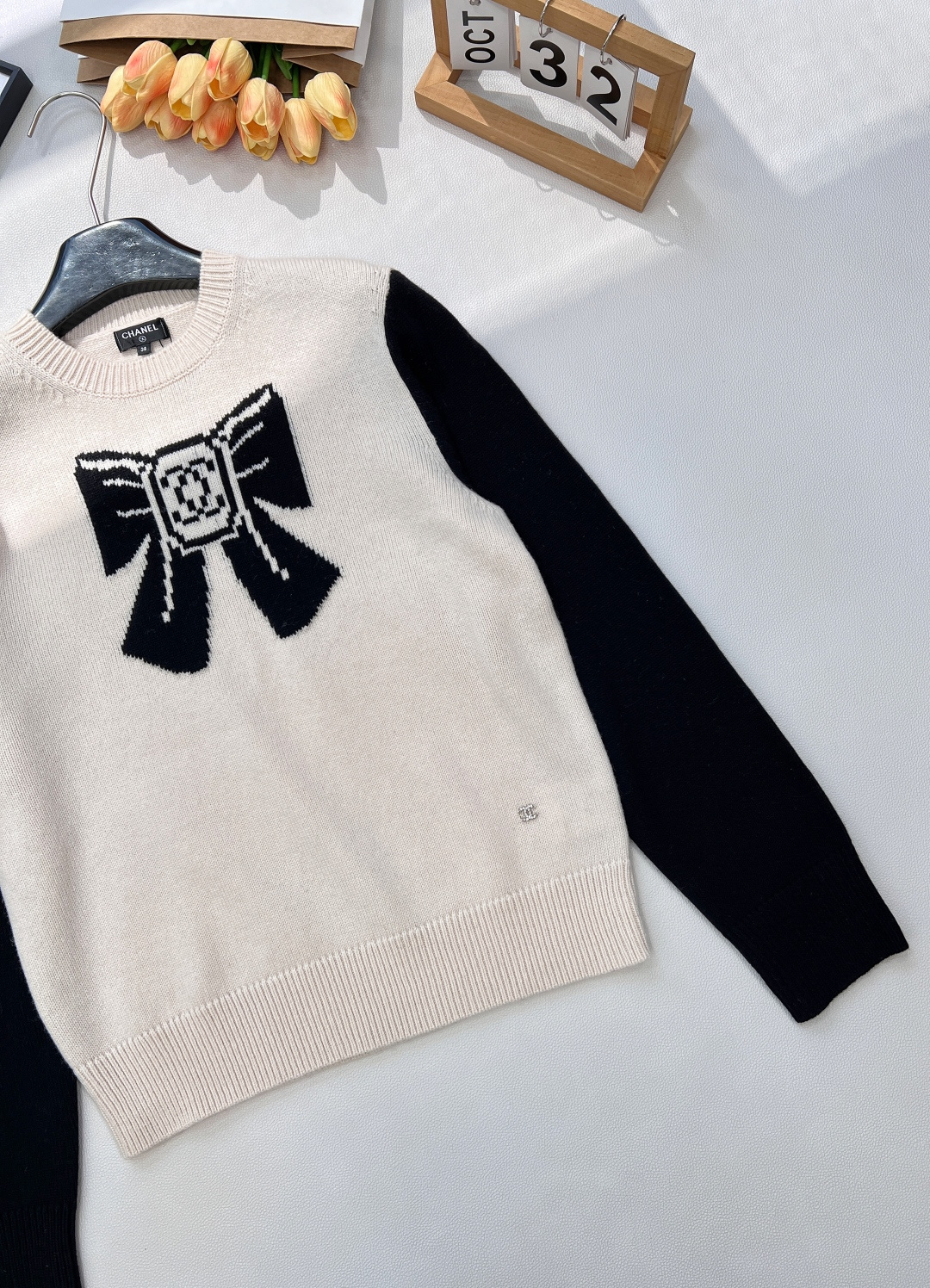 🆕Chanel25N滑雪季系列双C蝴蝶结针织衫丨⚠独家yb开发！高版出品！甄选柔软针织面料，兼顾亲肤质感