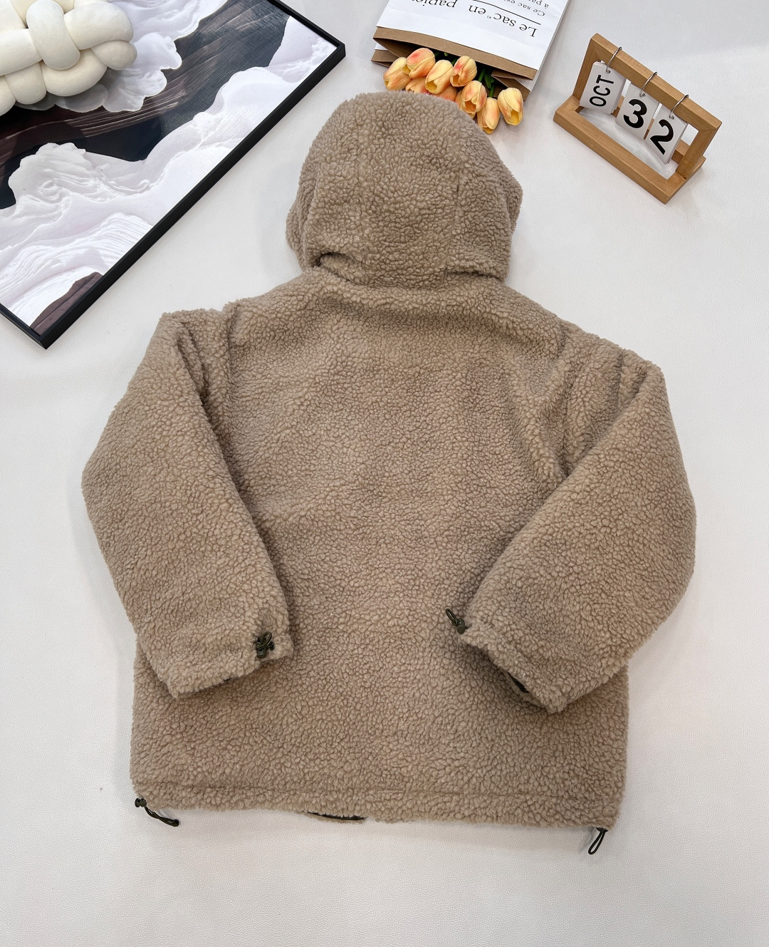 🆕MiuMiu25Fw秋冬新款拉链连帽泰迪羽绒服外套丨⚠独家yb开发！高版出品！以泰迪毛绒+哑光羽绒拼接