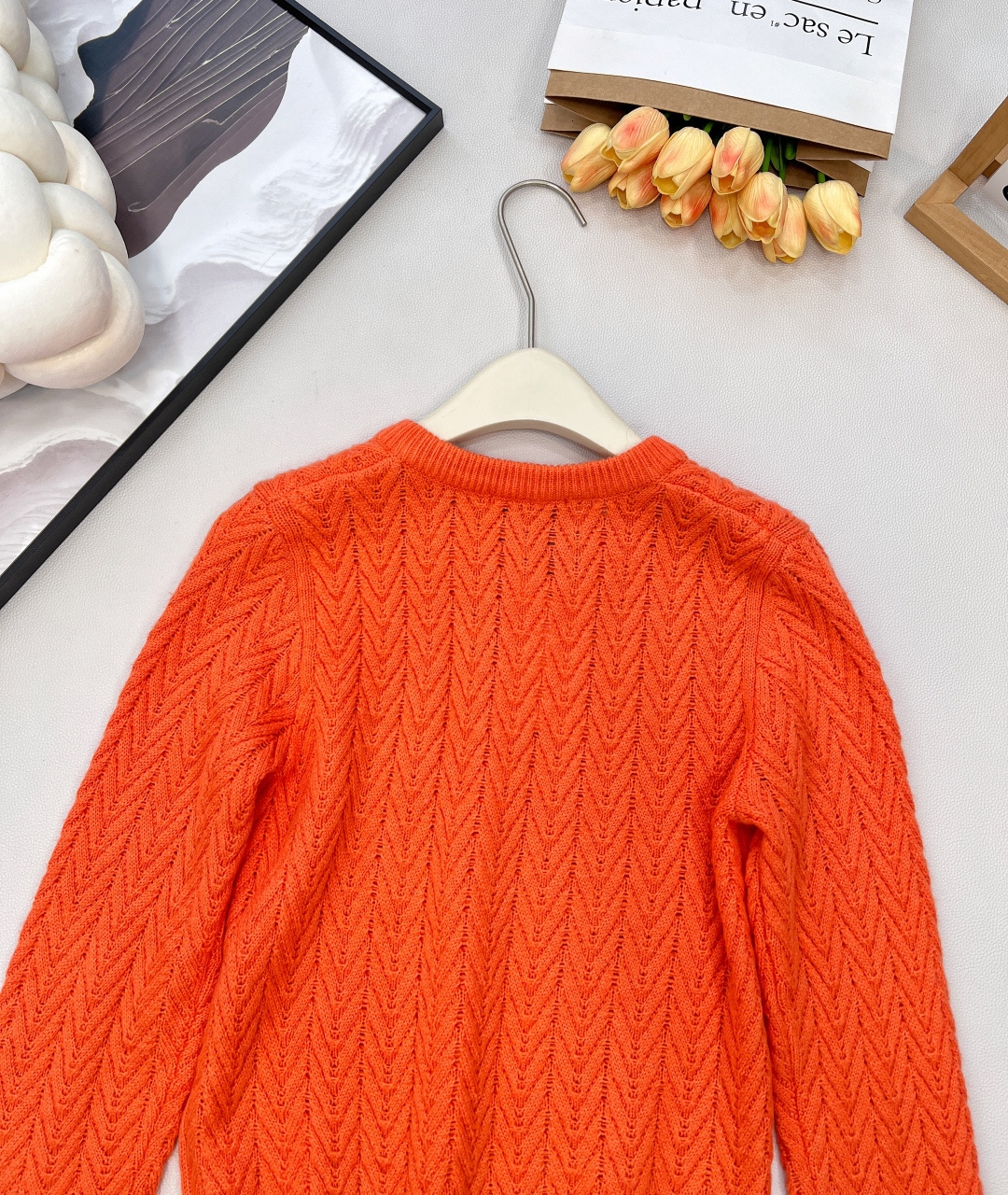 🆕MAXMARA2024新款V领 麻花编织套头毛衣，定制YB羊毛针织材质 质感高级 舒适柔软 肌理明显 