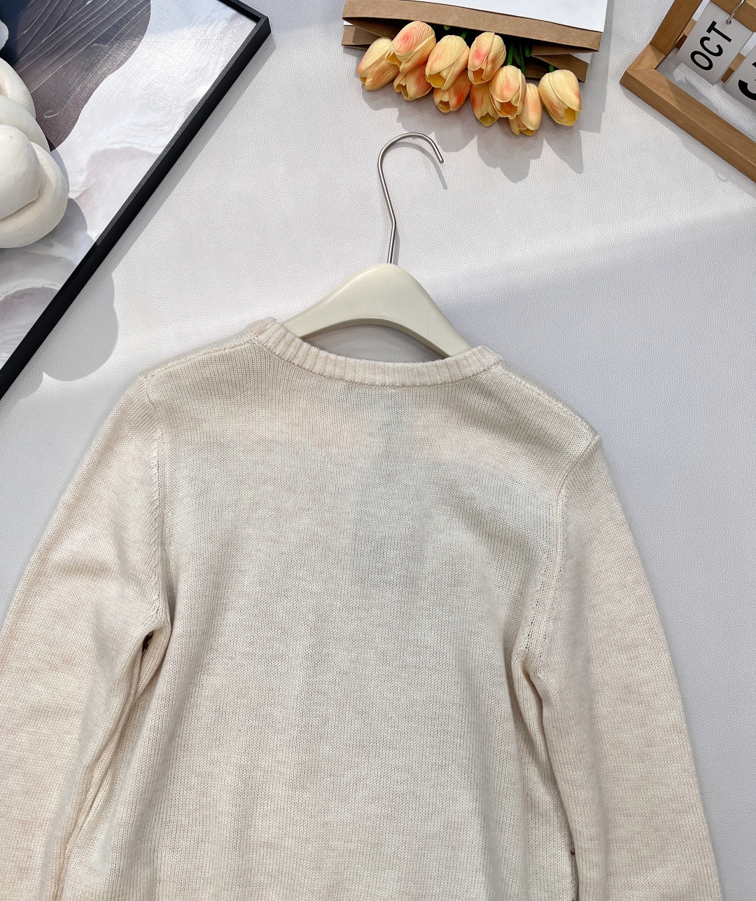 🆕FENDI新款小狗贴片刺绣长袖针织，意大利奢侈品牌芬迪的经典基因邂逅萌趣小狗元素，便诞生了这件极具辨识