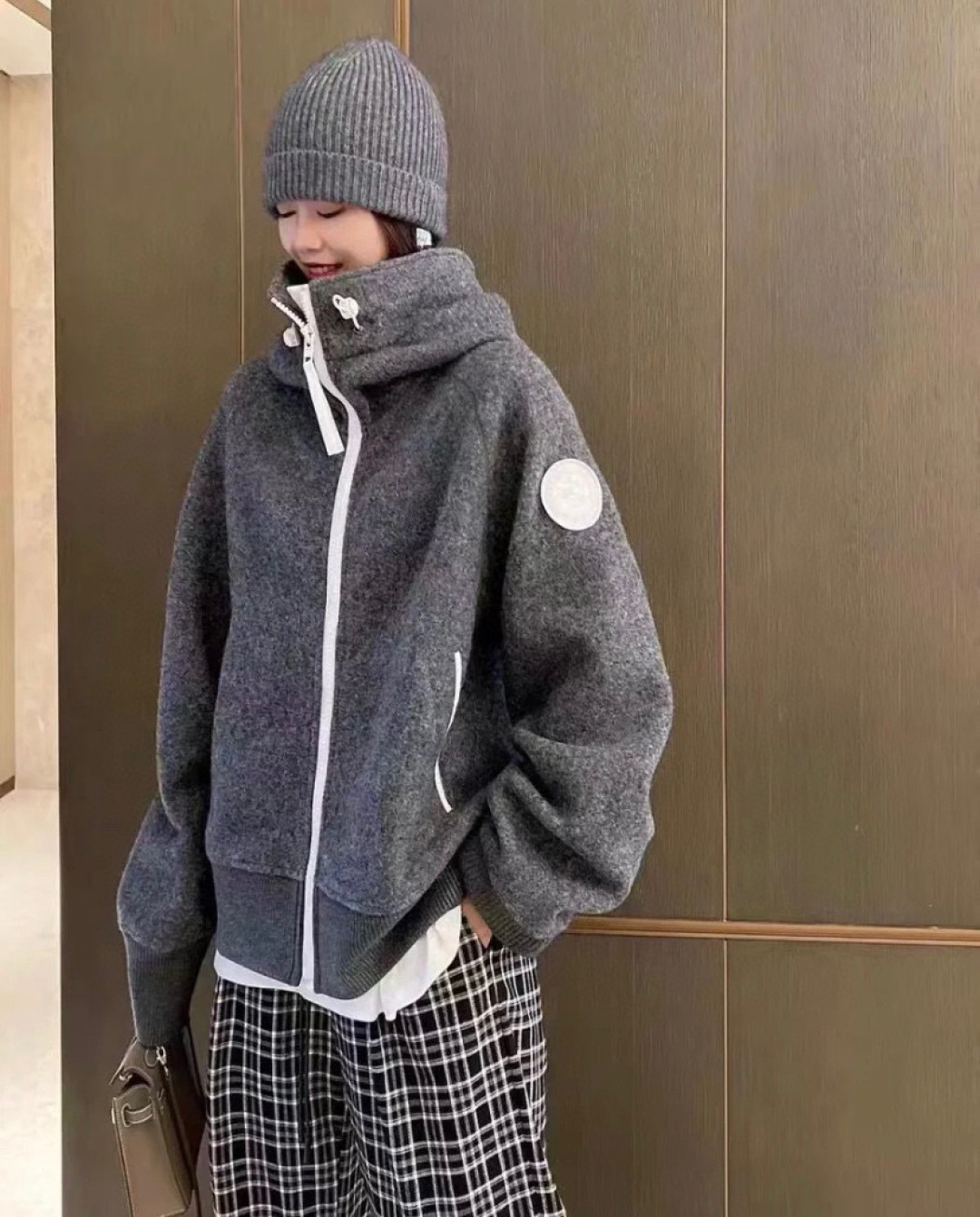 NO:606166,The Fengshen Jacket in winter~ I really can’t do without it to keep me warm. The dark gray color is also super nice!  ,,jackets & coats,alexander wang19860909冬天的封神外套～ 真的就是暖呼呼的离不开 深灰色也超好看！,,jackets & coats,alexander wang,Women's clothing