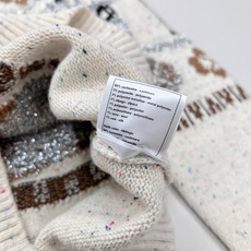 🆕Chanel2025新款重工钩花圆领套头毛衣,25coco圣诞🧑🎄滑雪🎿系列#定制YB羊绒针织材质, 🆕Chanel2025新款重工钩花圆领套头毛衣,25coco圣诞🧑🎄滑雪🎿系列#定制YB羊绒针织材质,