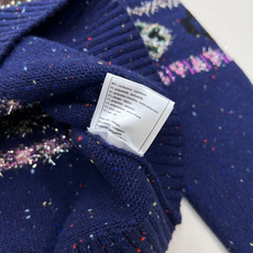 🆕Chanel2025新款重工钩花圆领套头毛衣,25coco圣诞🧑🎄滑雪🎿系列#定制YB羊绒针织材质, 🆕Chanel2025新款重工钩花圆领套头毛衣,25coco圣诞🧑🎄滑雪🎿系列#定制YB羊绒针织材质,