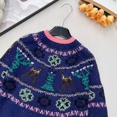 🆕Chanel2025新款重工钩花圆领套头毛衣,25coco圣诞🧑🎄滑雪🎿系列#定制YB羊绒针织材质, 🆕Chanel2025新款重工钩花圆领套头毛衣,25coco圣诞🧑🎄滑雪🎿系列#定制YB羊绒针织材质,