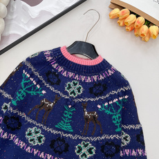 🆕Chanel2025新款重工钩花圆领套头毛衣,25coco圣诞🧑🎄滑雪🎿系列#定制YB羊绒针织材质, 🆕Chanel2025新款重工钩花圆领套头毛衣,25coco圣诞🧑🎄滑雪🎿系列#定制YB羊绒针织材质,