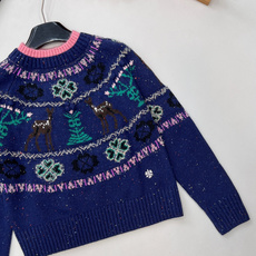 🆕Chanel2025新款重工钩花圆领套头毛衣,25coco圣诞🧑🎄滑雪🎿系列#定制YB羊绒针织材质, 🆕Chanel2025新款重工钩花圆领套头毛衣,25coco圣诞🧑🎄滑雪🎿系列#定制YB羊绒针织材质,