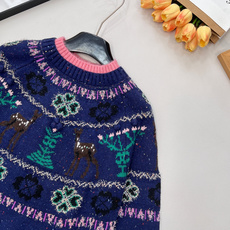 🆕Chanel2025新款重工钩花圆领套头毛衣,25coco圣诞🧑🎄滑雪🎿系列#定制YB羊绒针织材质, 🆕Chanel2025新款重工钩花圆领套头毛衣,25coco圣诞🧑🎄滑雪🎿系列#定制YB羊绒针织材质,
