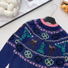 🆕Chanel2025新款重工钩花圆领套头毛衣,25coco圣诞🧑🎄滑雪🎿系列#定制YB羊绒针织材质, 🆕Chanel2025新款重工钩花圆领套头毛衣,25coco圣诞🧑🎄滑雪🎿系列#定制YB羊绒针织材质,