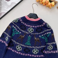🆕Chanel2025新款重工钩花圆领套头毛衣,25coco圣诞🧑🎄滑雪🎿系列#定制YB羊绒针织材质, 🆕Chanel2025新款重工钩花圆领套头毛衣,25coco圣诞🧑🎄滑雪🎿系列#定制YB羊绒针织材质,
