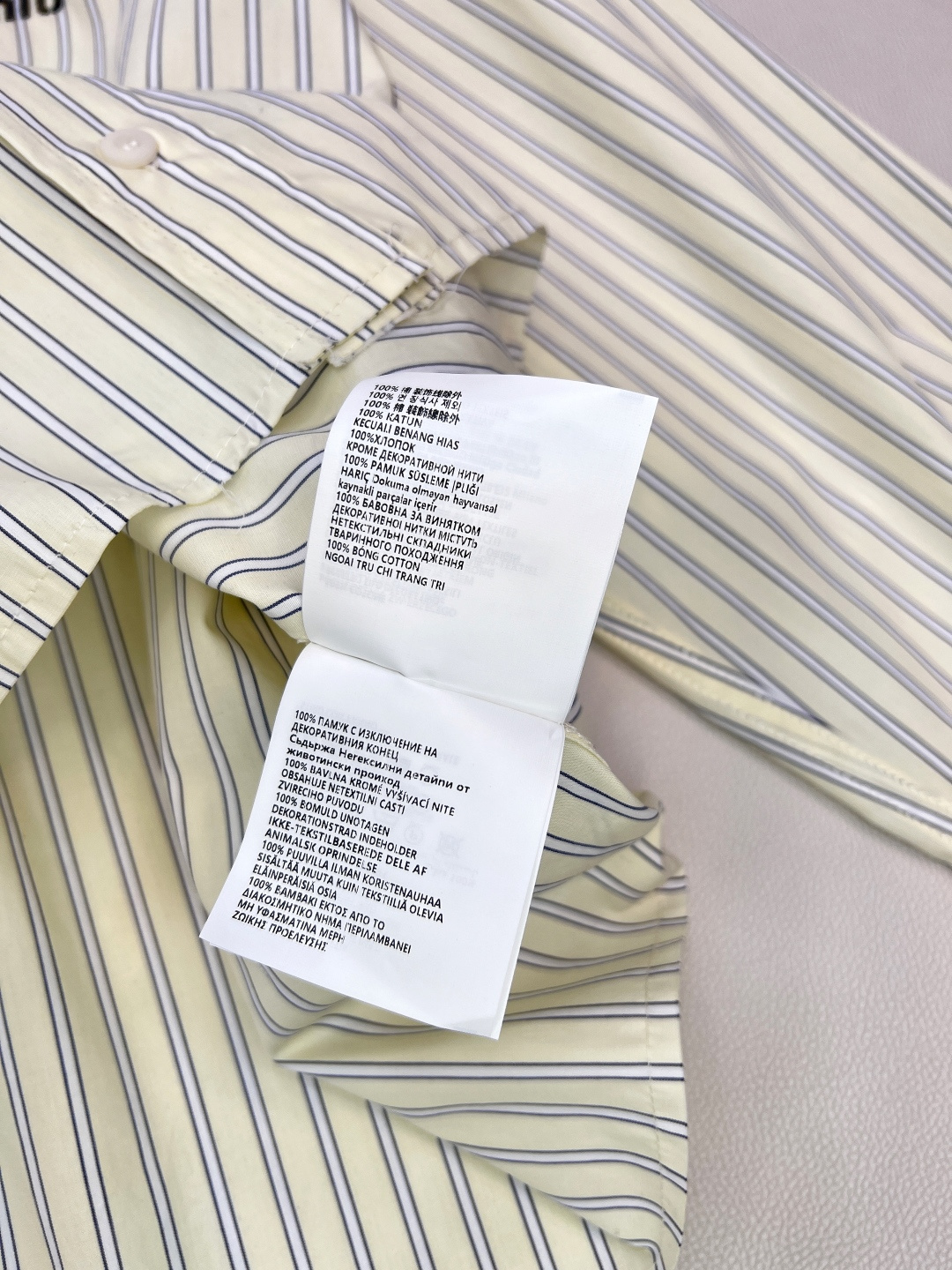 🆕Miumiu25Fw秋冬新款 条纹徽标短款长袖衬衫丨⚠独家yb开发！高版出品！100%纯棉面料挺括又透