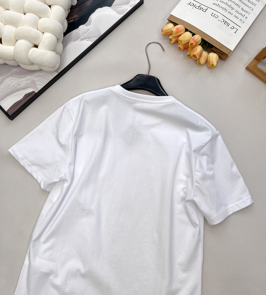 🆕Loewe2025新款口袋徽标圆领𝑇𝑒𝑒，Loew✖️Louis wain联名系列#定制YB原生全棉材