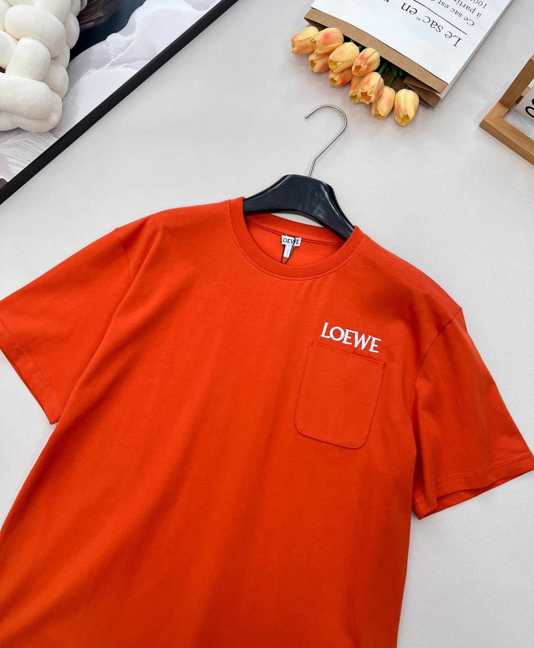 🆕Loewe2025新款口袋徽标圆领𝑇𝑒𝑒，Loew✖️Louis wain联名系列#定制YB原生全棉材