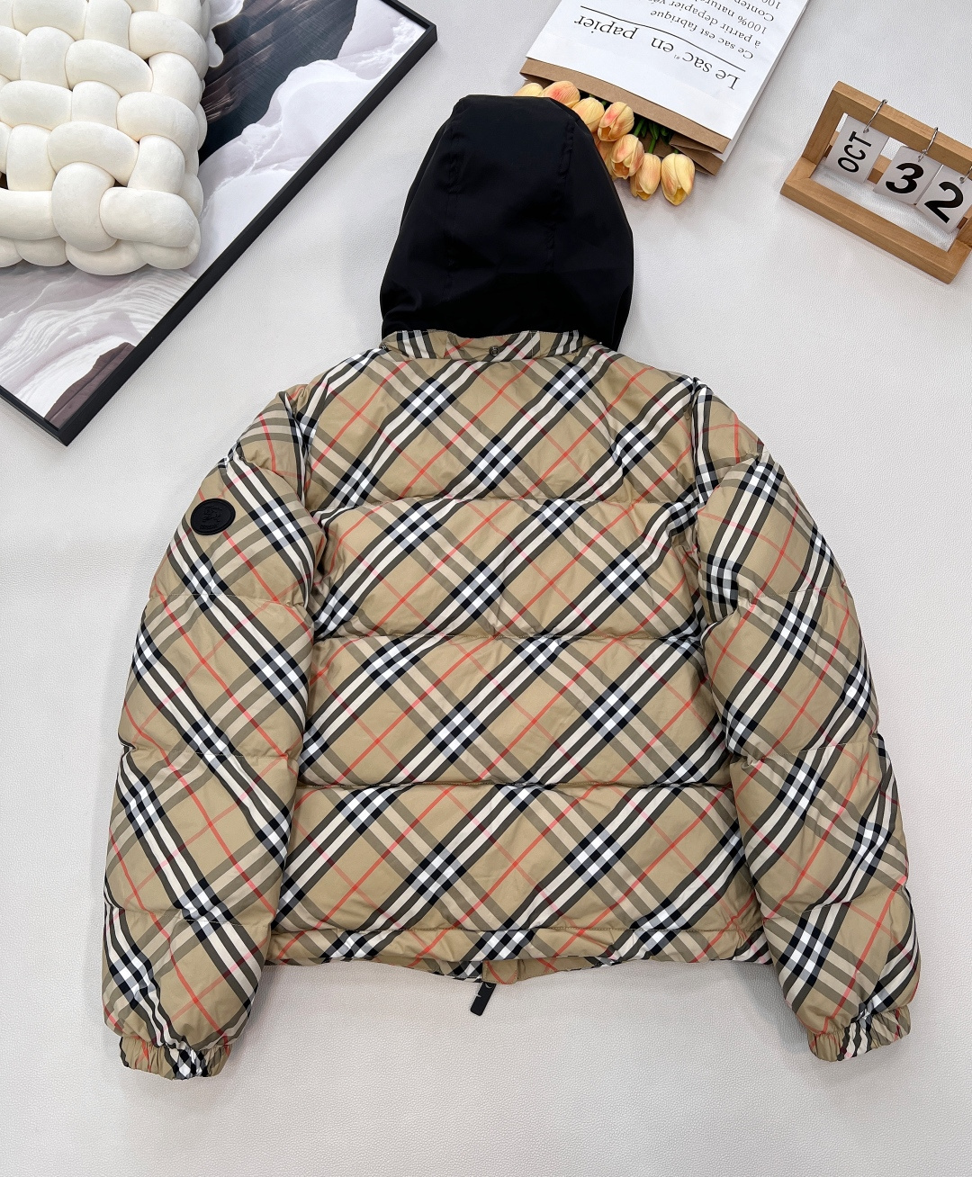 🆕Burberry25Fw秋冬新款拉链立领短款羽绒服外套丨⚠独家yb开发！高版出品！采用短款廓形，对各种