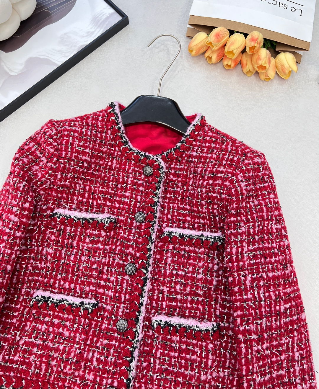 🆕Chanel2025新款圆领编织洋装，定制YB进口粗纺羊毛呢材质，质感高级，品相十足，圆领洋装外套版型