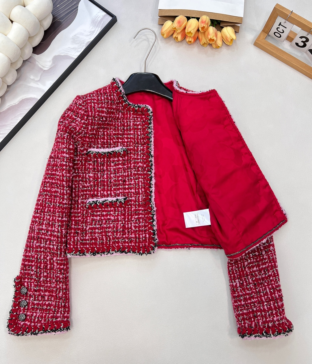 🆕Chanel2025新款圆领编织洋装，定制YB进口粗纺羊毛呢材质，质感高级，品相十足，圆领洋装外套版型