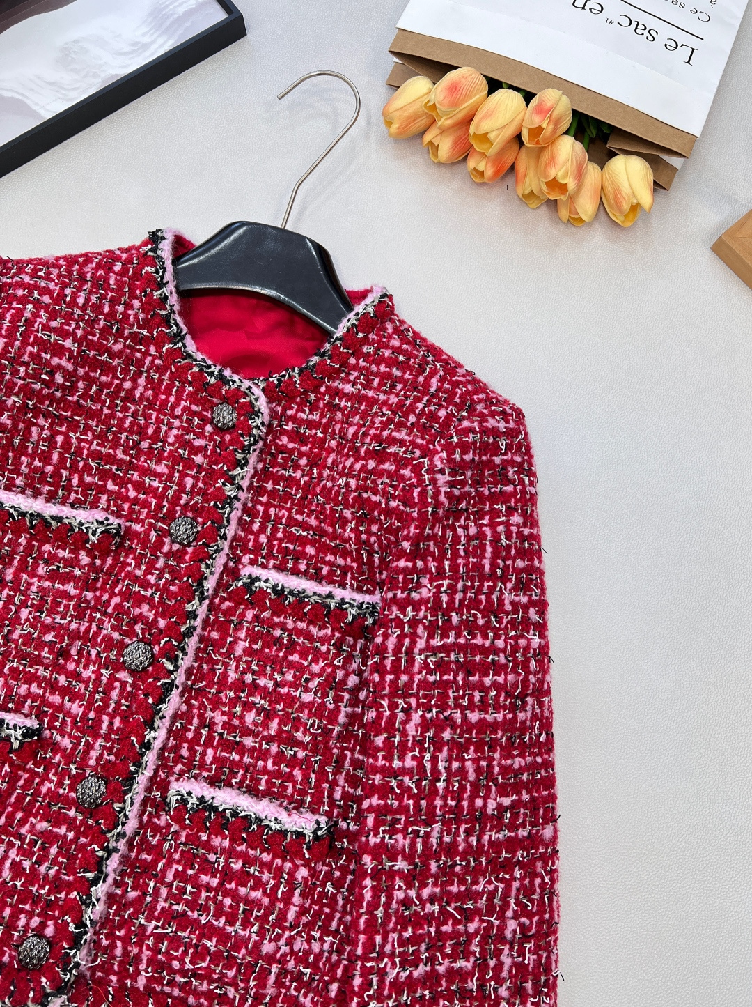 🆕Chanel2025新款圆领编织洋装，定制YB进口粗纺羊毛呢材质，质感高级，品相十足，圆领洋装外套版型