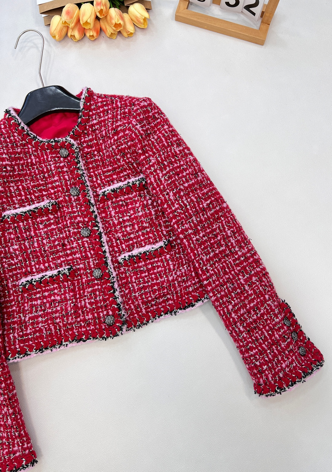 🆕Chanel2025新款圆领编织洋装，定制YB进口粗纺羊毛呢材质，质感高级，品相十足，圆领洋装外套版型