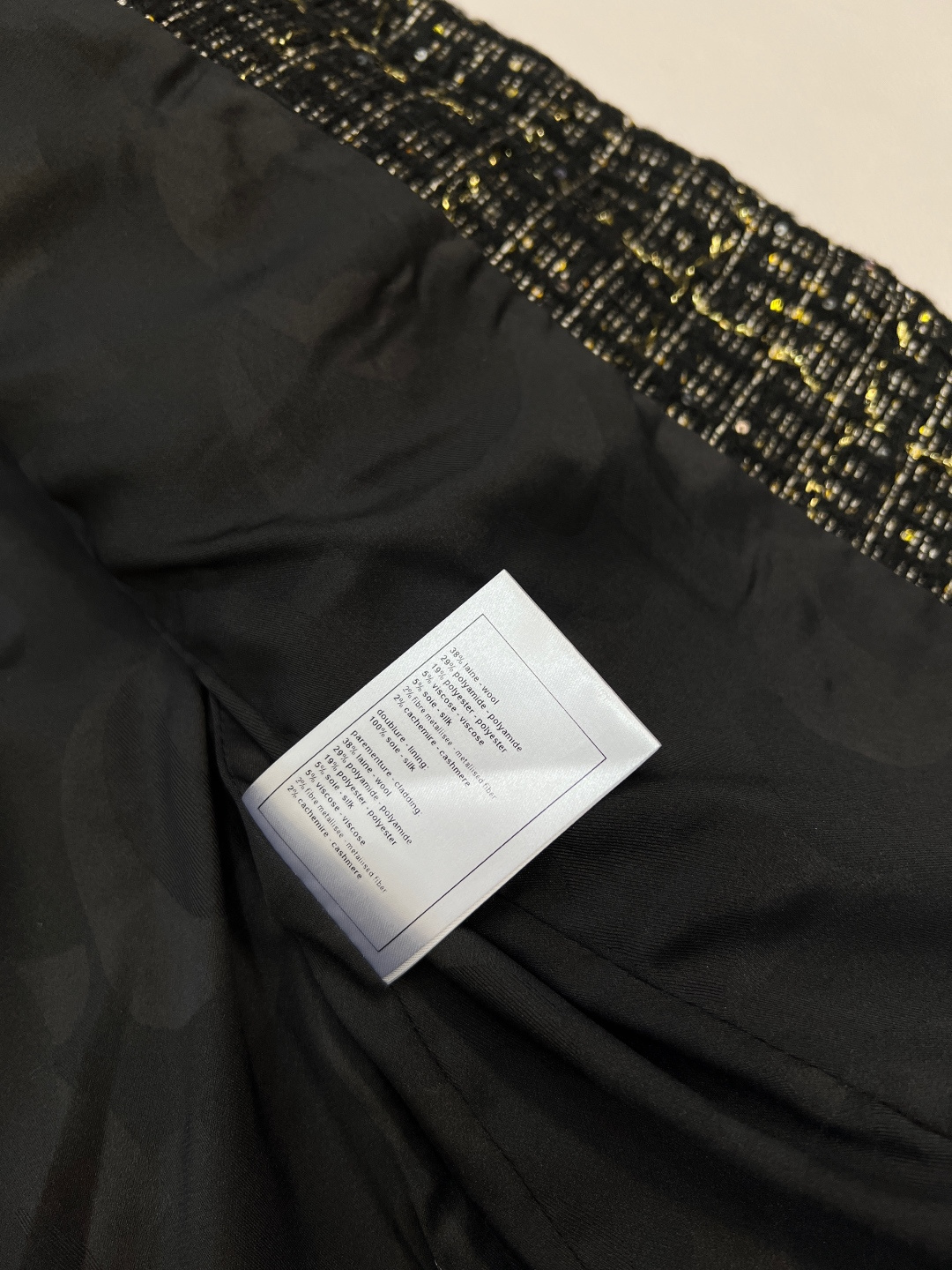 🆕Chanel2025新款圆领洋装钉珠亮片捆边外套定制YB进口粗纺羊毛呢材质 质感高级 品相十足 圆领洋