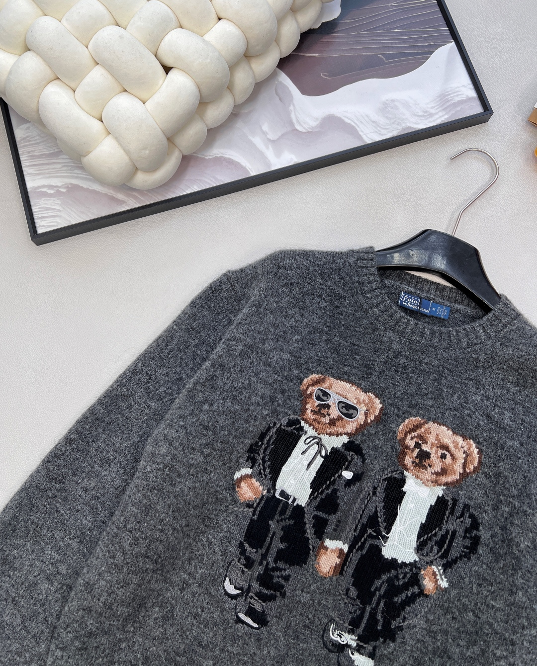 🆕Ralph Lauren新款小熊针织衫，当经典美式奢华邂逅萌趣设计，拉夫劳伦这款小熊长袖针织衫便成了冬