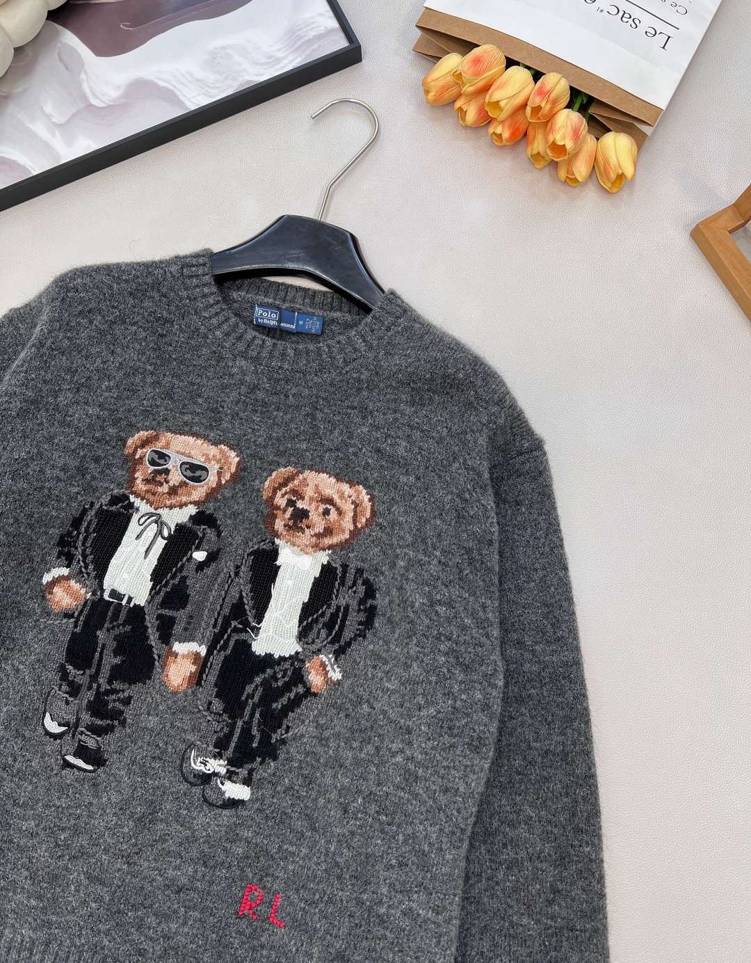 🆕Ralph Lauren新款小熊针织衫，当经典美式奢华邂逅萌趣设计，拉夫劳伦这款小熊长袖针织衫便成了冬