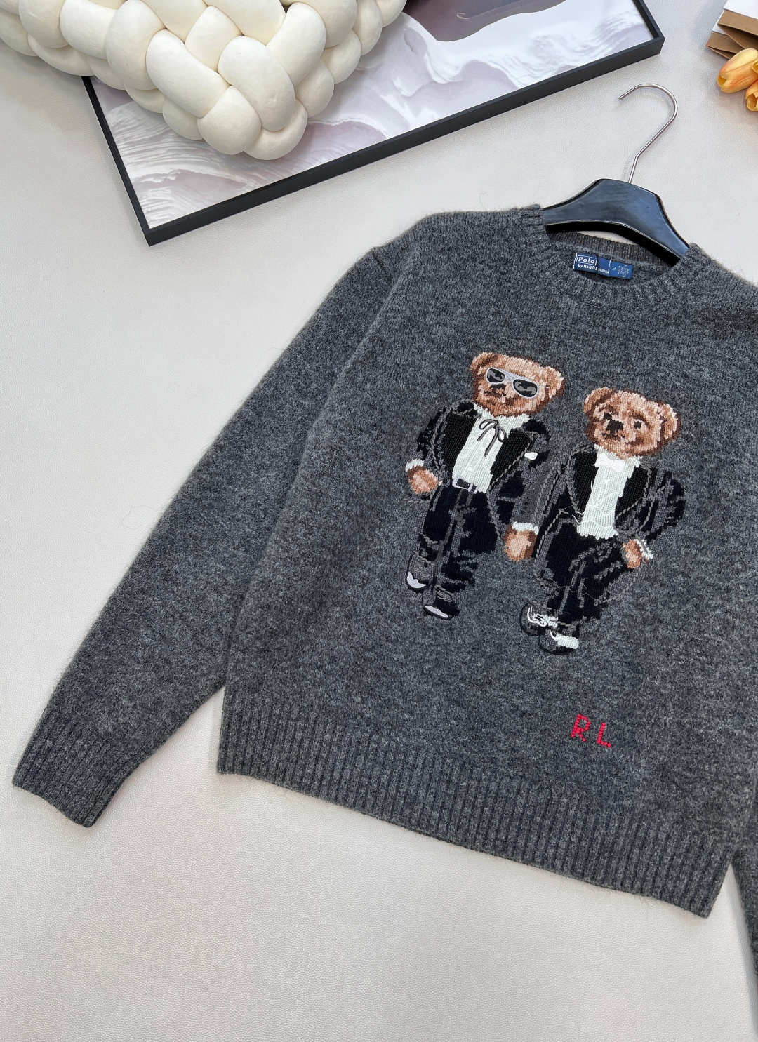 🆕Ralph Lauren新款小熊针织衫，当经典美式奢华邂逅萌趣设计，拉夫劳伦这款小熊长袖针织衫便成了冬