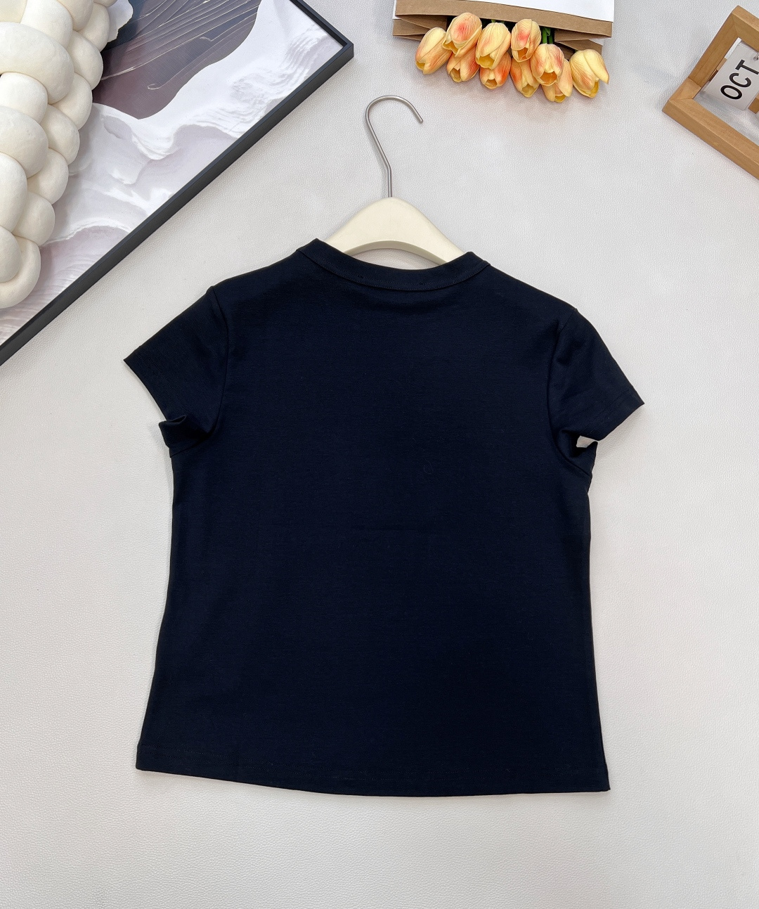 🆕Alexander Wang26SS春夏新款字母烫钻弹力休闲潮流短袖T恤▪️高品质弹力软糯面料，弹力很