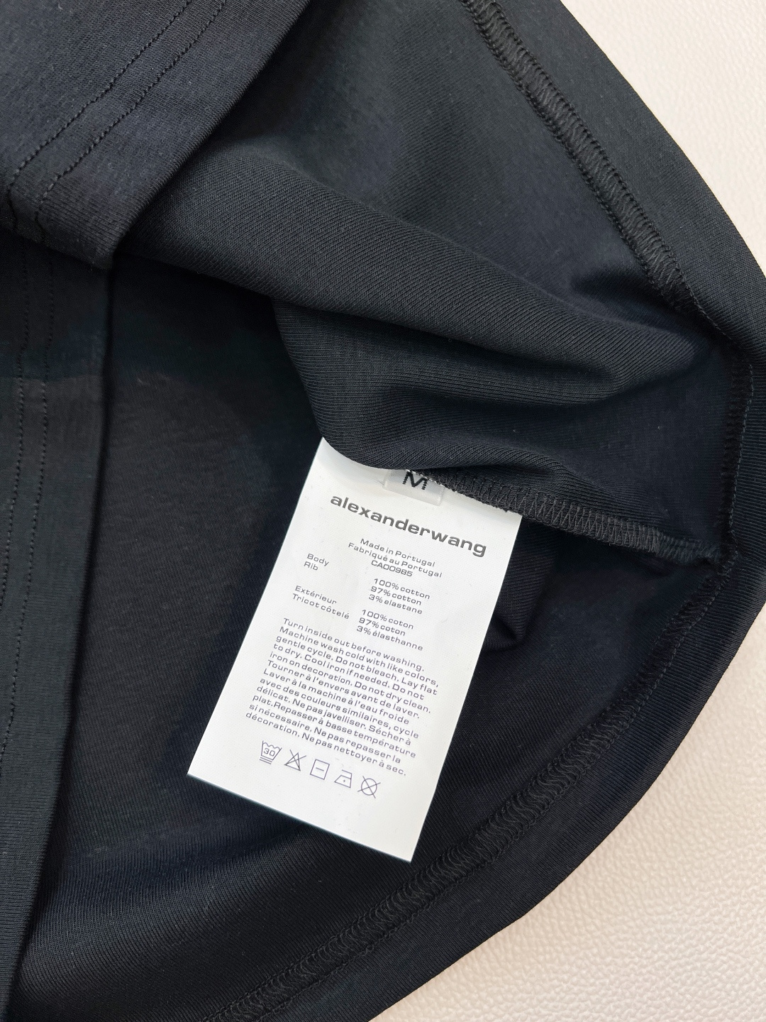 🆕Alexander Wang26SS春夏新款字母烫钻弹力休闲潮流短袖T恤▪️高品质弹力软糯面料，弹力很