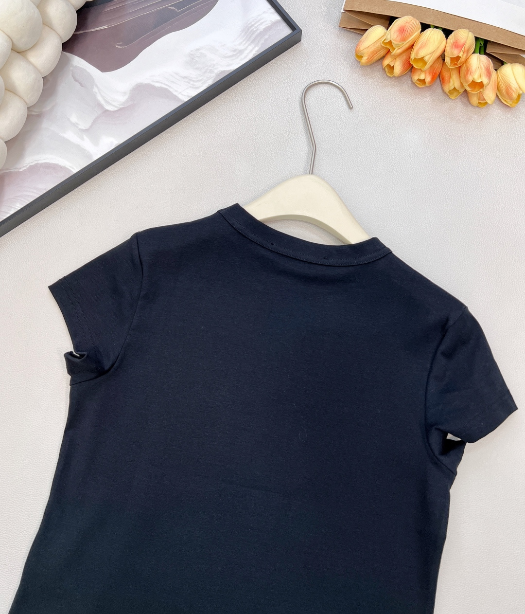 🆕Alexander Wang26SS春夏新款字母烫钻弹力休闲潮流短袖T恤▪️高品质弹力软糯面料，弹力很