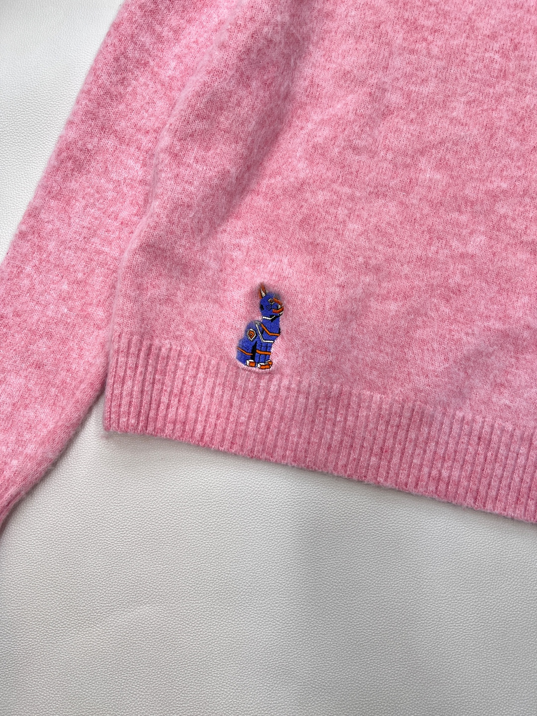 🆕Loewe2025新款刺绣机器猫针织毛，Loew✖️Louis wain联名系列#定制YB羊毛纱线织造