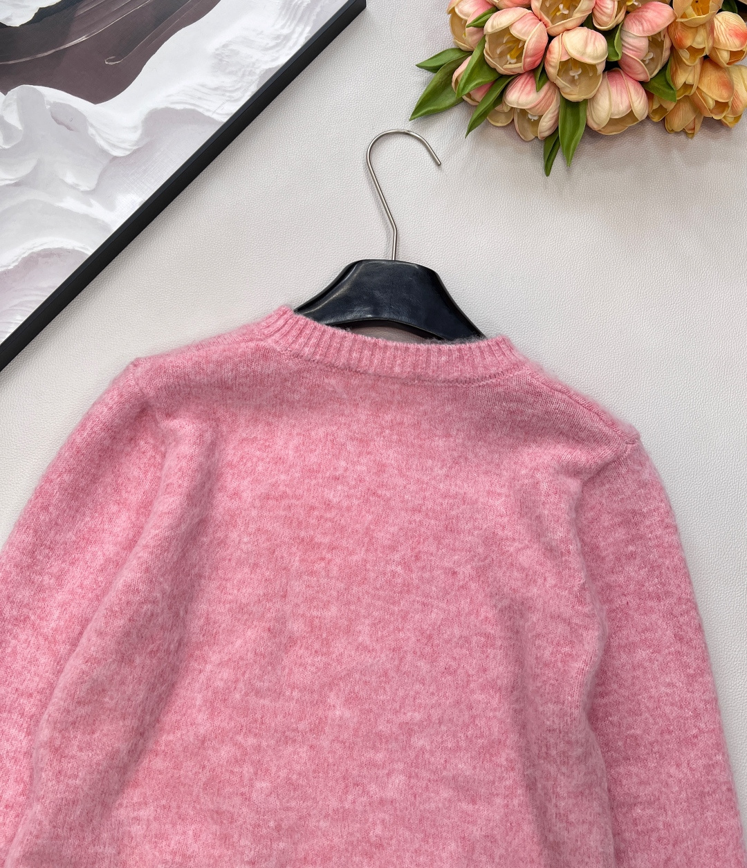 🆕Loewe2025新款刺绣机器猫针织毛，Loew✖️Louis wain联名系列#定制YB羊毛纱线织造