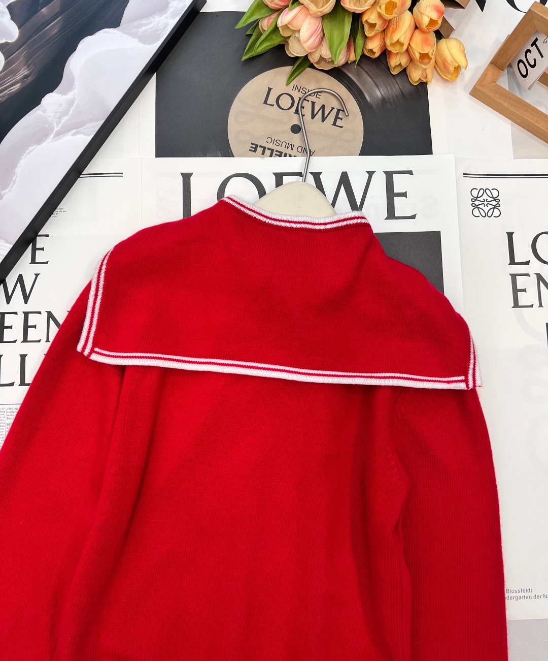 🆕Miu Miu 25新款字母刺绣海军领针织衫，把“少女贵气感”穿在身上。 海军领+短款修身=秋冬的甜酷