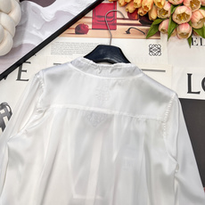 🆕Loewe 2026SS新款缎面抽绳衬衫,定制YB进口缎面材质,质感光泽,穿搭舒适,抽绳衬衣剪裁,缎面 🆕Loewe 2026SS新款缎面抽绳衬衫,定制YB进口缎面材质,质感光泽,穿搭舒适,抽绳衬衣剪裁,缎面
