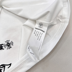 🆕Chromehearts2026SS新款拼皮刺绣十字架徽标短袖T恤,定制YB原生全棉材质,质感高级,舒 🆕Chromehearts2026SS新款拼皮刺绣十字架徽标短袖T恤,定制YB原生全棉材质,质感高级,舒