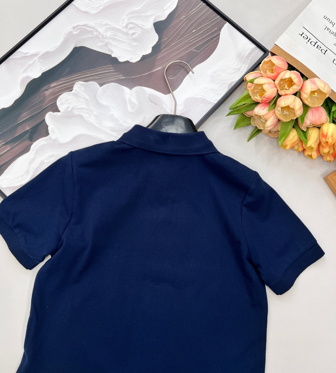 🆕 MIU MIU 继续miu式风靡 纯棉刺绣字母polo衫 可叠穿的办公室时髦打工人 色系自带缪法复古