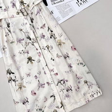 🆕Dior 26SS早春限定Butterflies & Iris印花系腰衬衫裙,高版出品|以纯净米白为底 🆕Dior 26SS早春限定Butterflies & Iris印花系腰衬衫裙,高版出品|以纯净米白为底