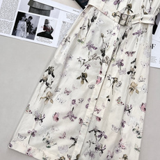 🆕Dior 26SS早春限定Butterflies & Iris印花系腰衬衫裙,高版出品|以纯净米白为底 🆕Dior 26SS早春限定Butterflies & Iris印花系腰衬衫裙,高版出品|以纯净米白为底