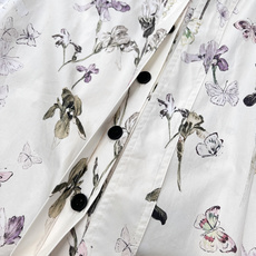 🆕Dior 26SS早春限定Butterflies & Iris印花系腰衬衫裙,高版出品|以纯净米白为底 🆕Dior 26SS早春限定Butterflies & Iris印花系腰衬衫裙,高版出品|以纯净米白为底