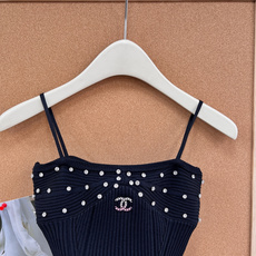 🆕CHANEL26早春新款小香风镶钻针织吊带,解锁法式高级感,- 一眼沦陷的钻饰美学:手工镶嵌水钻+双C 🆕CHANEL26早春新款小香风镶钻针织吊带,解锁法式高级感,- 一眼沦陷的钻饰美学:手工镶嵌水钻+双C